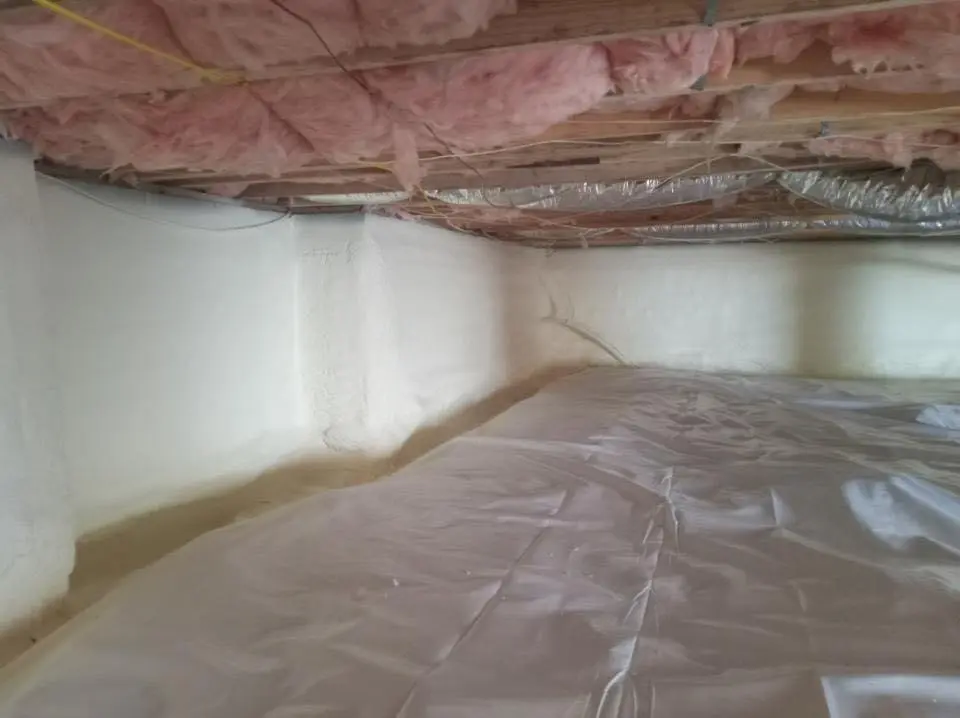Crawl space encapsulation with closed-cell spray foam for Spray Foam Roofing in Corona de Tucson